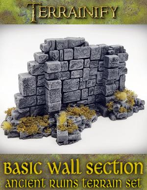 Basic Wall Section: Ancient Ruins Terrain Set