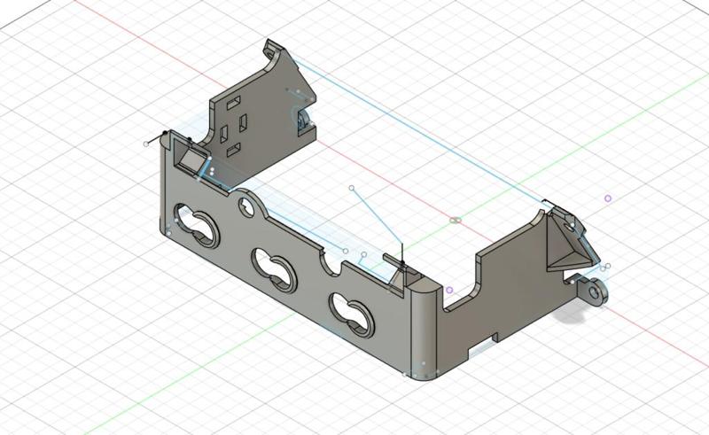 держатель регулятора температуры и вентилятора 