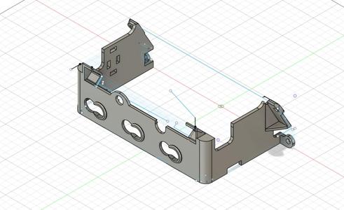 держатель регулятора температуры и вентилятора 