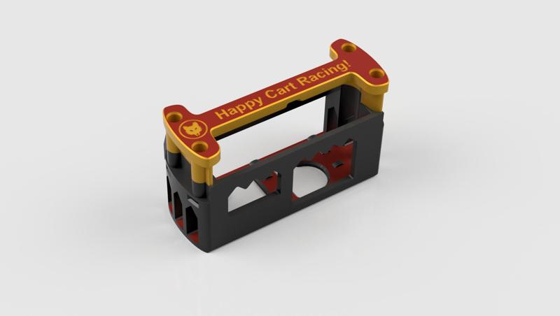 Wolf Cart SV3 // Starter-battery case for back left frame