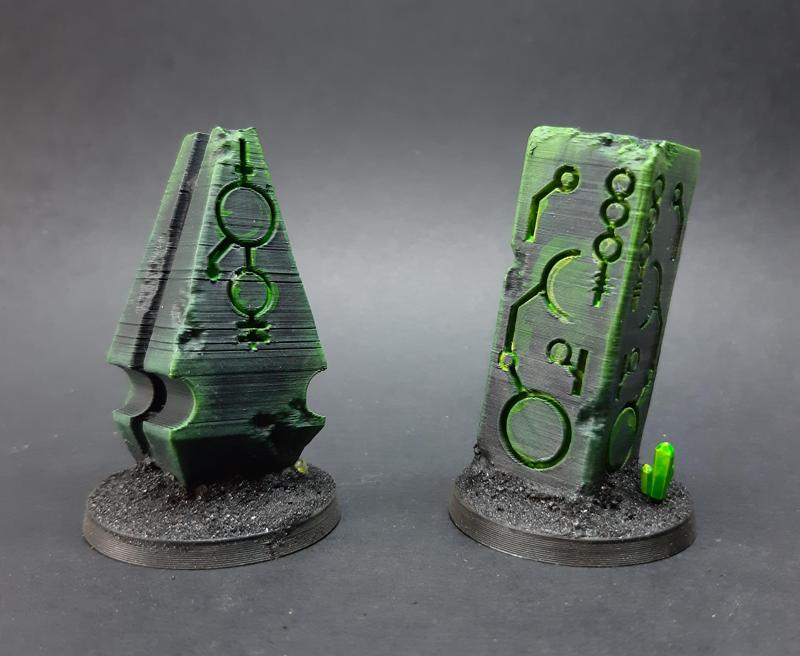 Small Necron Obelisks (or Objective Markers)