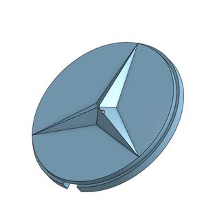 Mercedes steering wheel logo