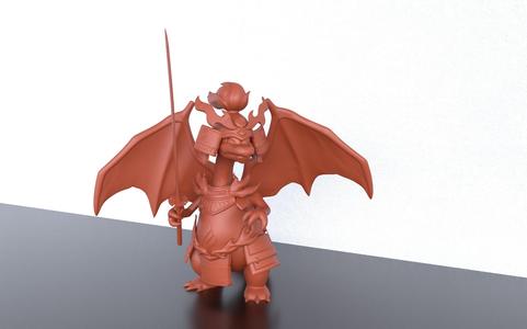 Charizard Samurai Pokemon