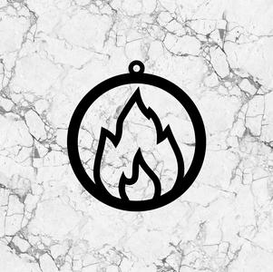 Fire Element Key Ring