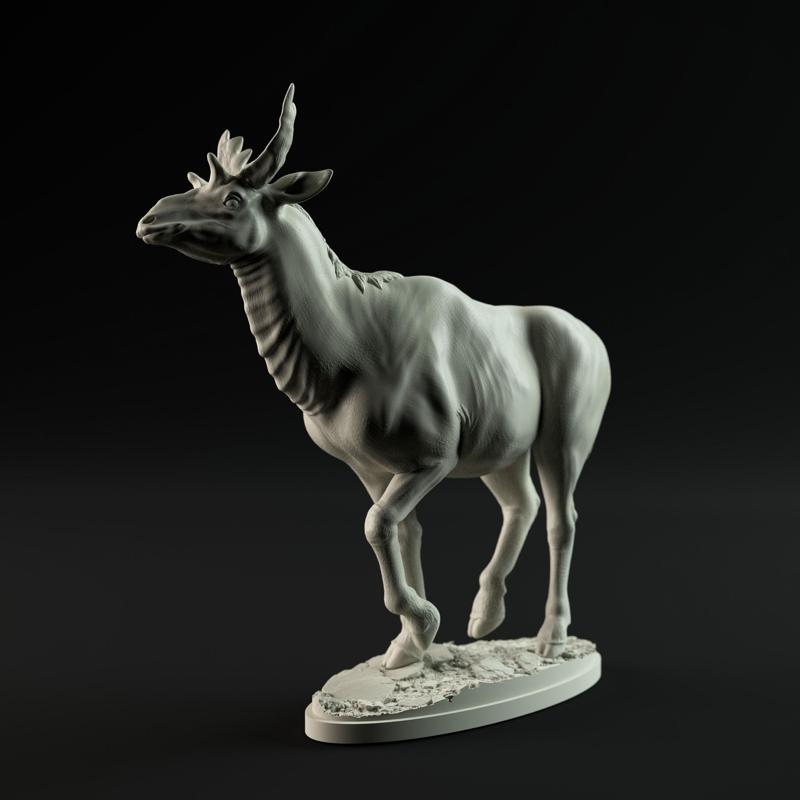 Sivatherium 1-35 scale pre-supported prehistoric animal