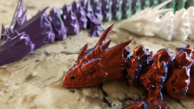 Articulated Baby Night Spirit Dragon v1.1