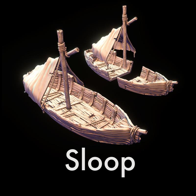 Sloop boat