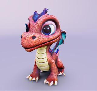 Cute Baby Dragon