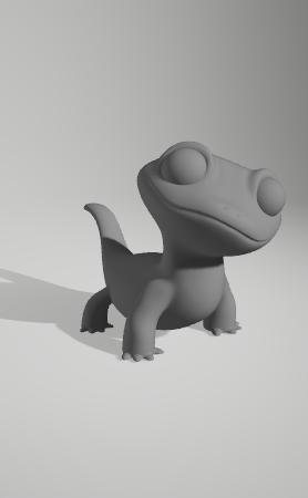 Cartoon Character Lizard