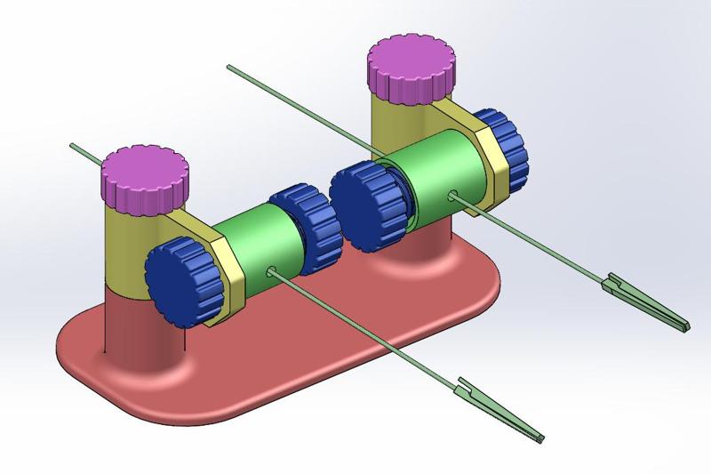 Troisième main soudure (Helping hands soldering)