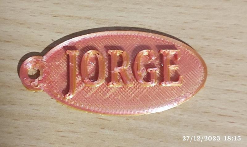 LLAVERO JORGE = KEY RING JORGE