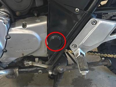 Motorcycle Frame Cover / Motorrad Rahmen Deckel