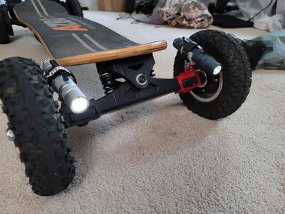 Electric Skateboard 24mm Flashlight Mount