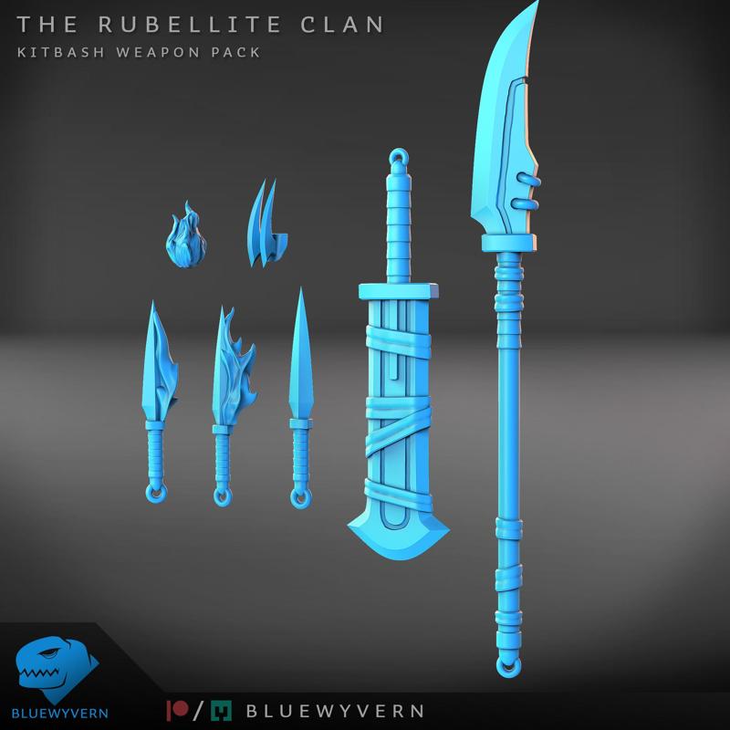The Rubellite Clan - Kitbash Weapon Pack