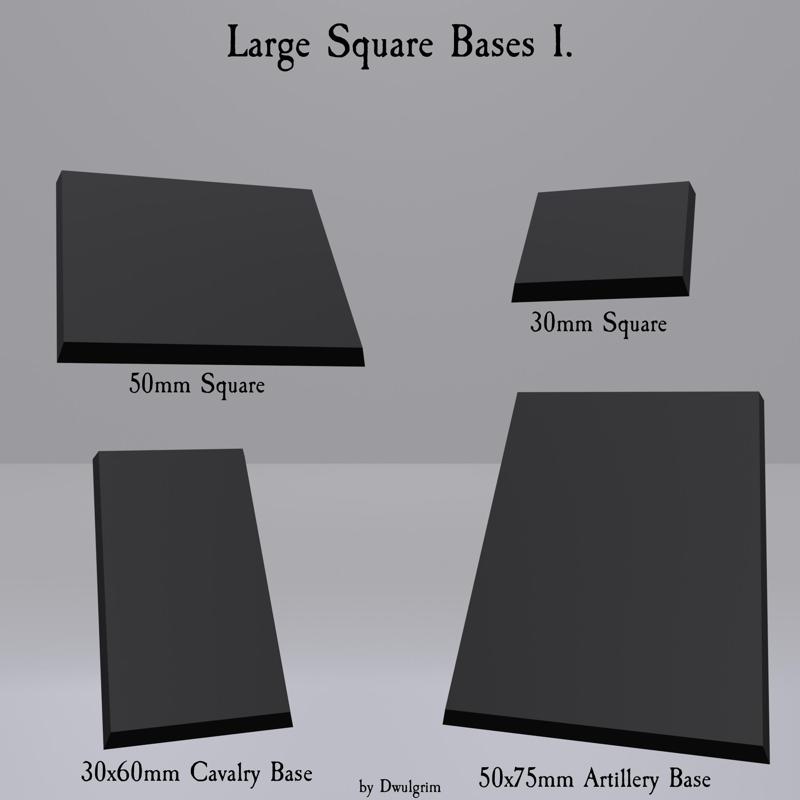 Large Square Bases I.