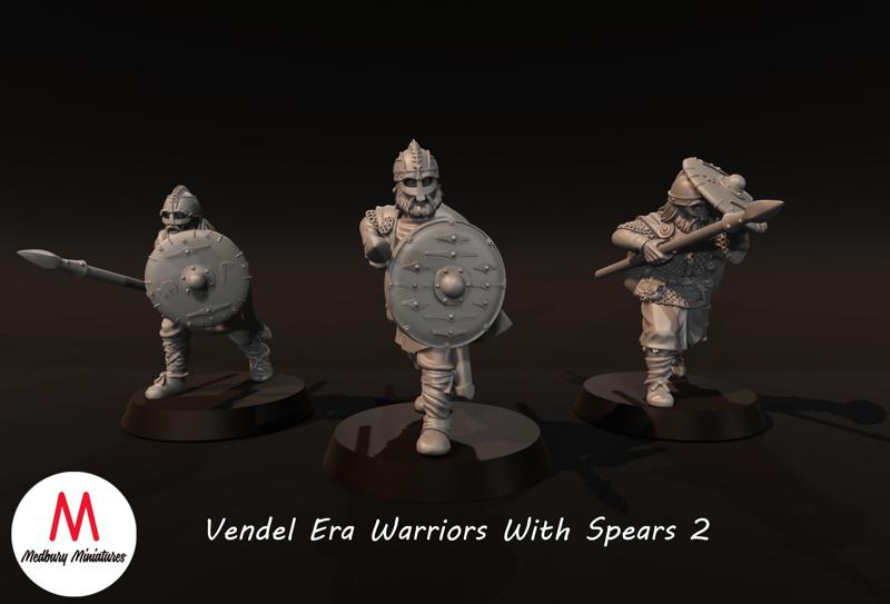 Vendel Era Warriors With Spears 2