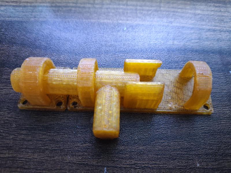 Print-in-place Latch