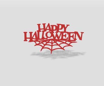 wall decor happy halloween letters