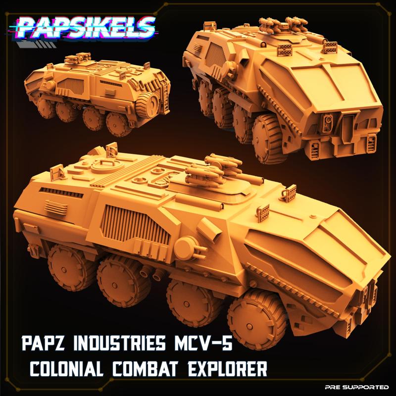 PAPZ INDUSTRIES MCV 5 COLONIAL COMBAT EXPLORER