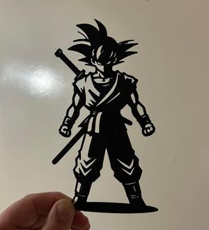 Son goku wall art