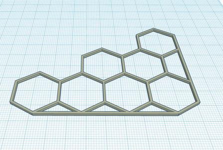 Hexagon Honeycomb Corner decoration