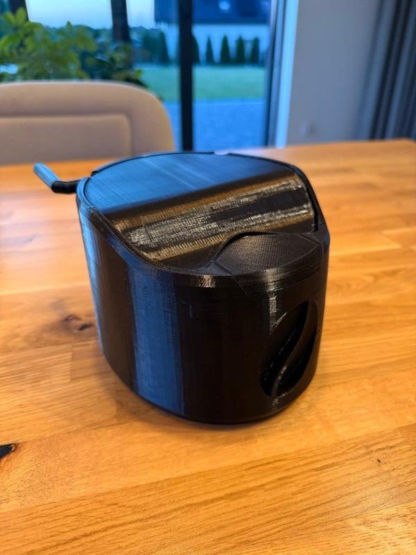 Knock box with tray and lid cover, coffee ground disposal