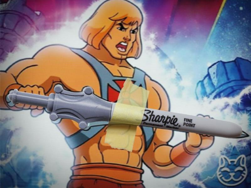 He-Man - Power Sword Hilt Sharpie Cap