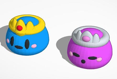 The royal Terraria slime pets