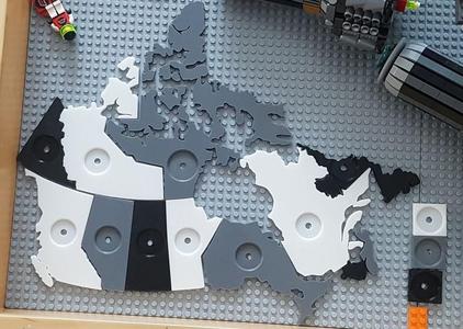 Canadian Coin Map (Quarters)