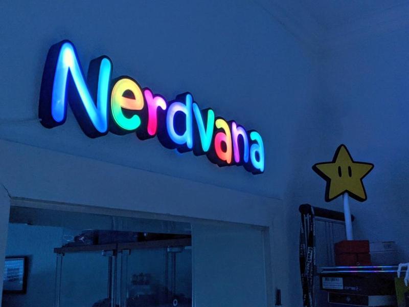 Nerdvana marquee