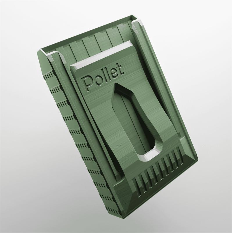 Pollet - 3d printed rugged and slim wallet