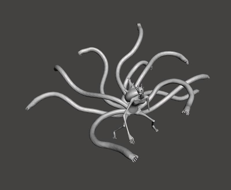 Ten Tailed Beast 3D Model