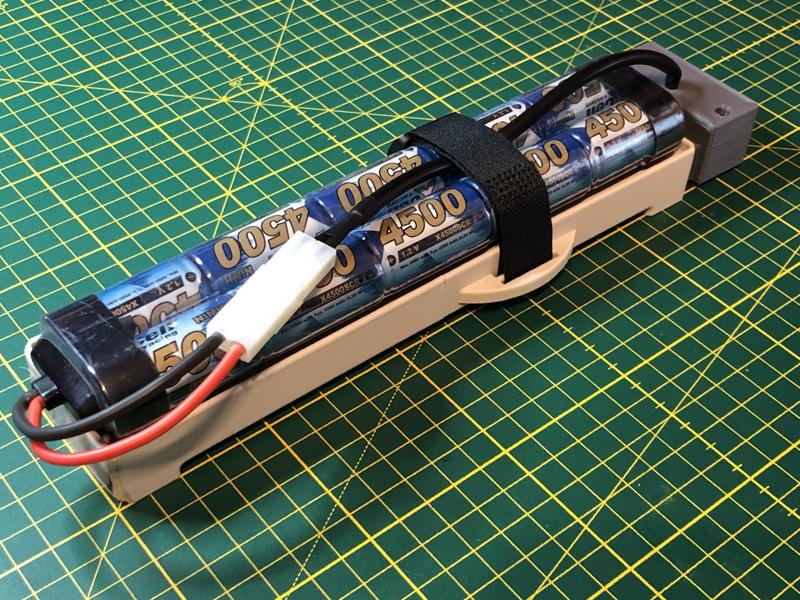 Battery-pack housing for use on testbench with CAN connector