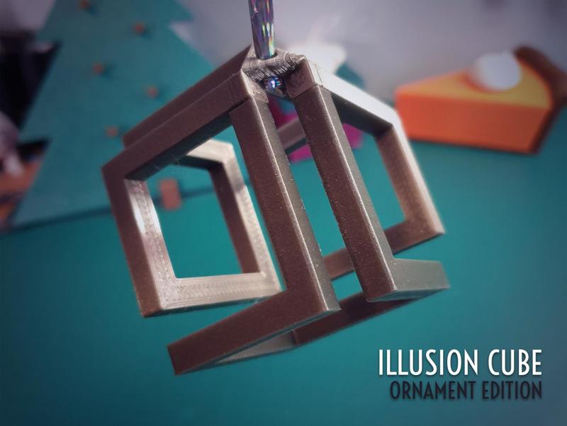 Illusion Cube Ornament Edition