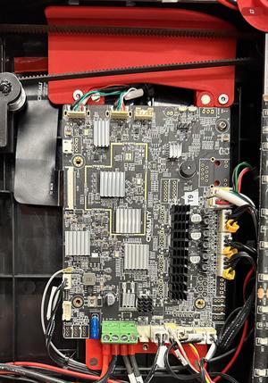 Creality K1 Motherboard cabel cover for straight Z belt guide