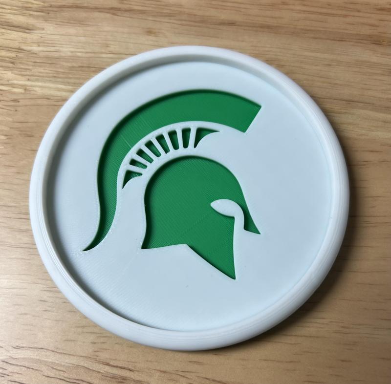 Michigan State University Coaster - Sparty
