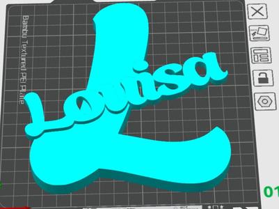 Louisa Nameplate