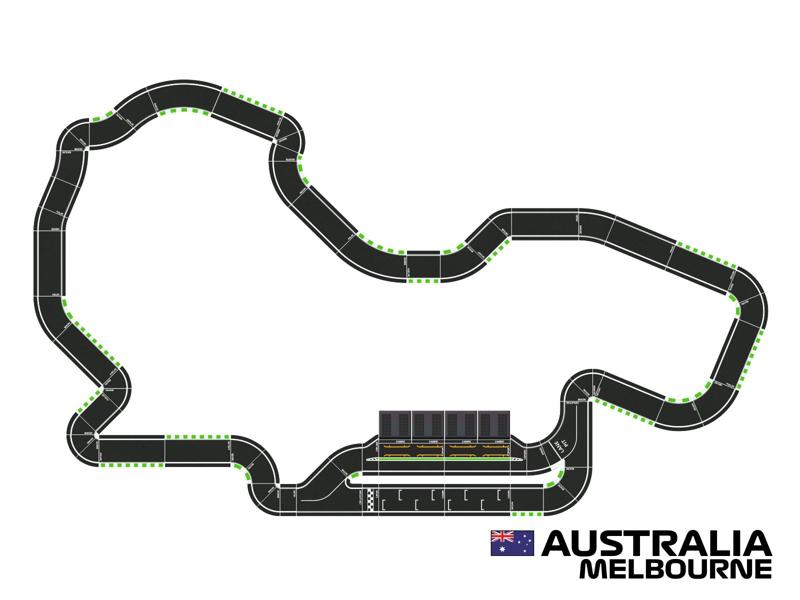 Racing Circuits - building kit - Australia Melbourne Grand Prix