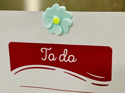 Blossom Flower Fridge Magnet - Color Change