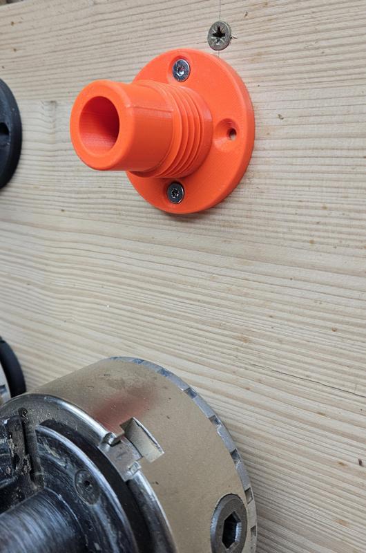 M33-Halter mit verlängerter Nase (z. B. für Drechselfutter)