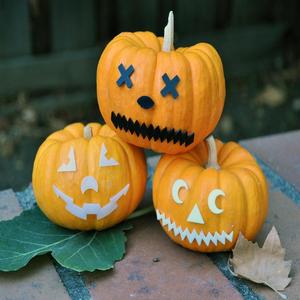 Jack-o-lantern Face Pieces - Mr Pumpkin Head