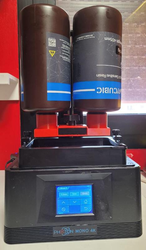 Escurridor de botellas para el brazo de la anycubic photom mono 4k