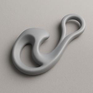 Wave Flow Keychain