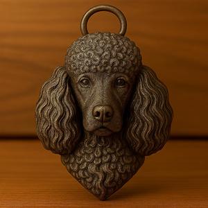 Poodle keychain