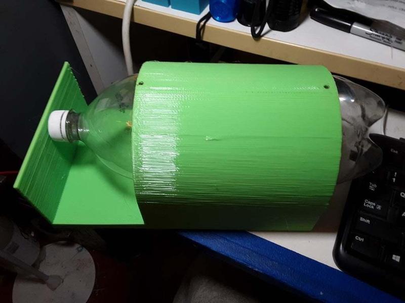 2 liter bottle cutting jig