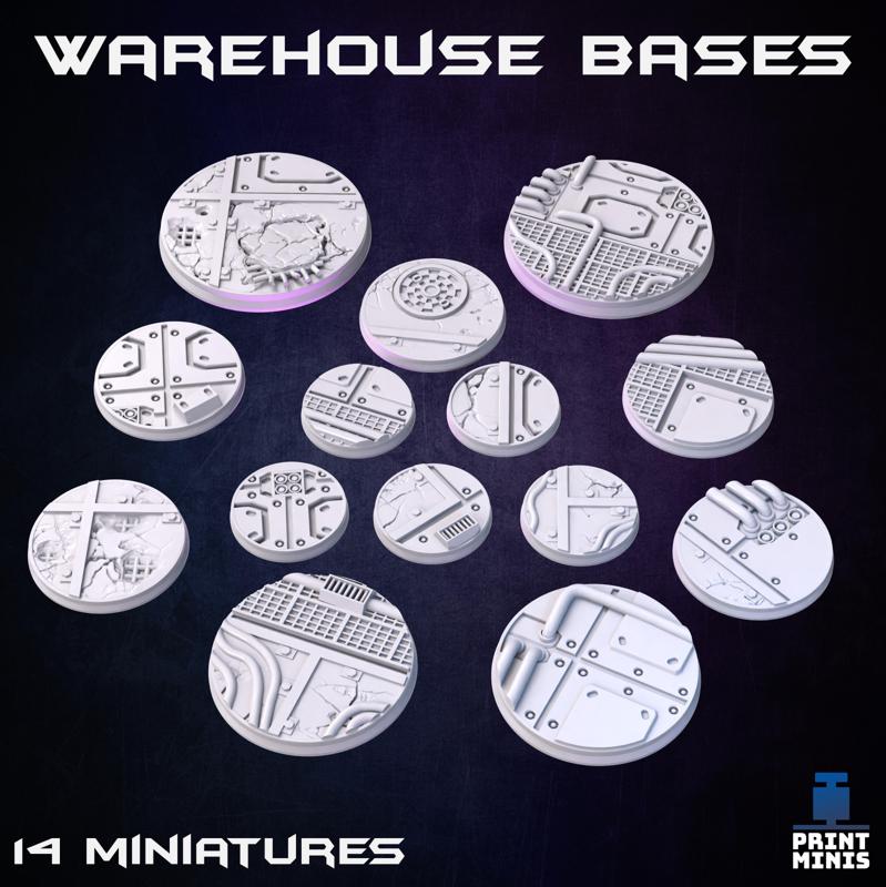 Warehouse Bases (14 miniatures) - Raid in Zadorn Collection