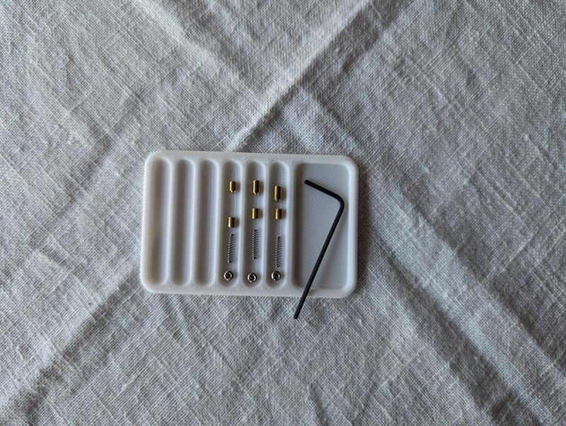Smaller Pinning Tray for Lock Picking