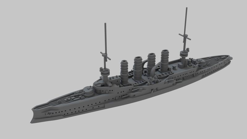 WW1 Imperial German Navy Scharnhorst class cruiser
