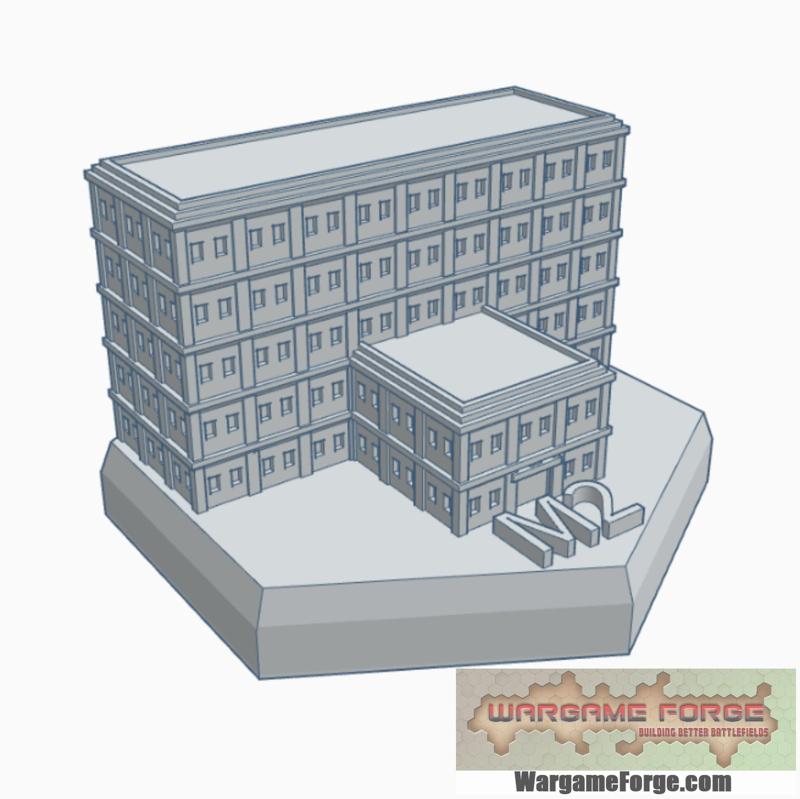 Modern Hotel Hex Map Scale HMSM016