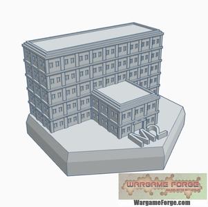 Modern Hotel Hex Map Scale HMSM016